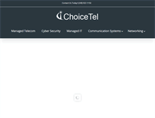 Tablet Screenshot of choicetel.com