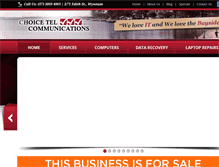Tablet Screenshot of choicetel.com.au